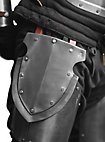 Captain Belt Shields Polished Steel